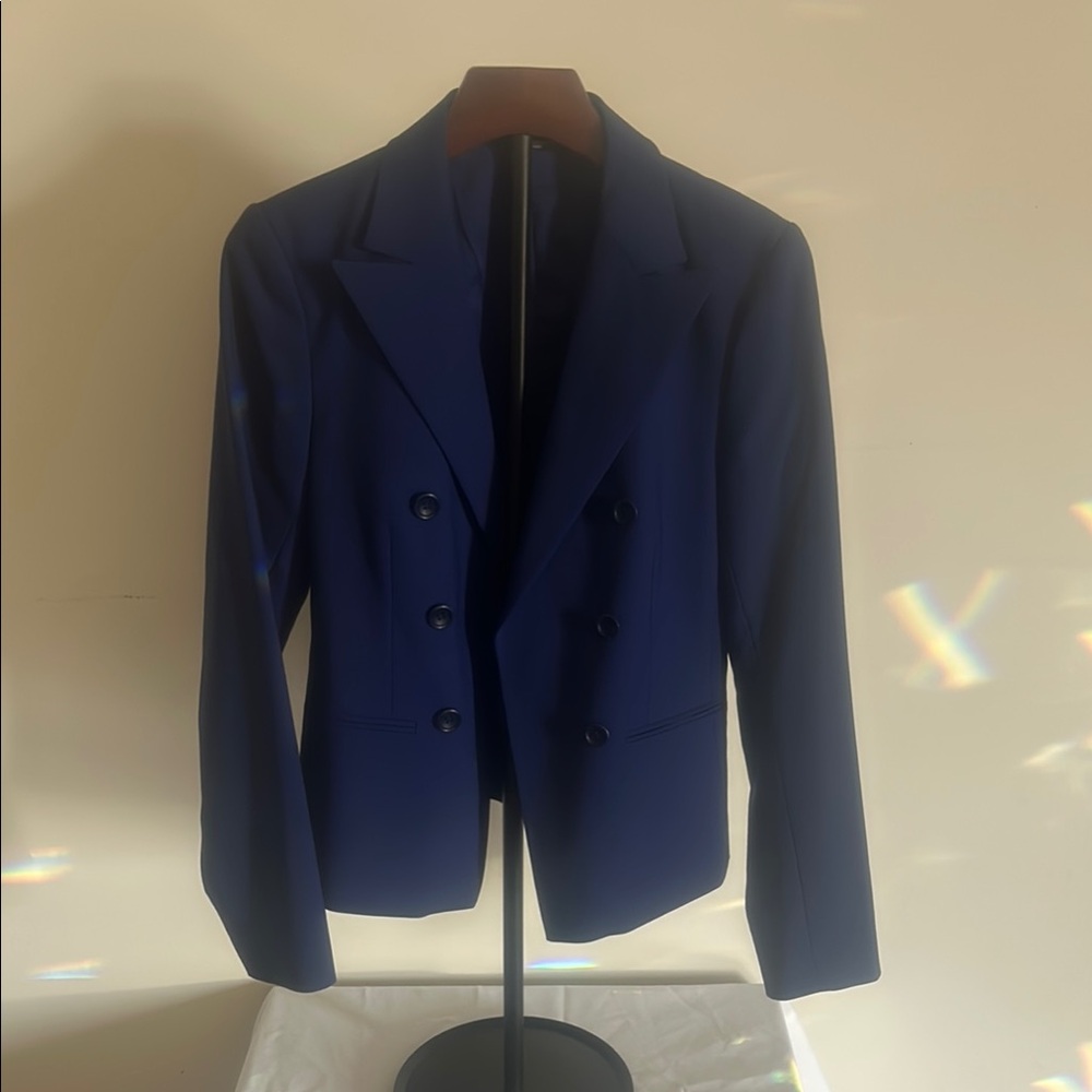 Theory Blue Tailored Blazer